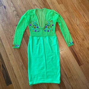 Custom Made Bedazzled Dress